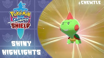 SHINY CHEWTLE REACTION! - Pokemon Sword and Shield