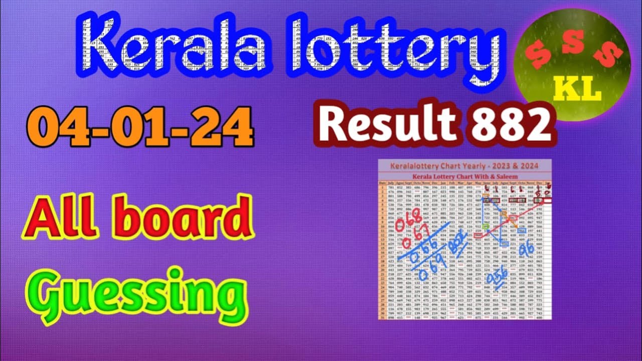 Kerala lottery guessing 04012024 All board guessing Chart markings