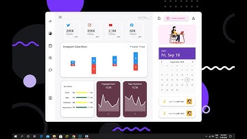 C# WPF Material Design UI | Social Blade Dashboard