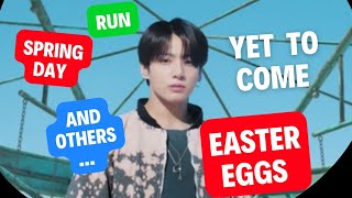 BTS "Yet to come" easter eggs (1 an après)