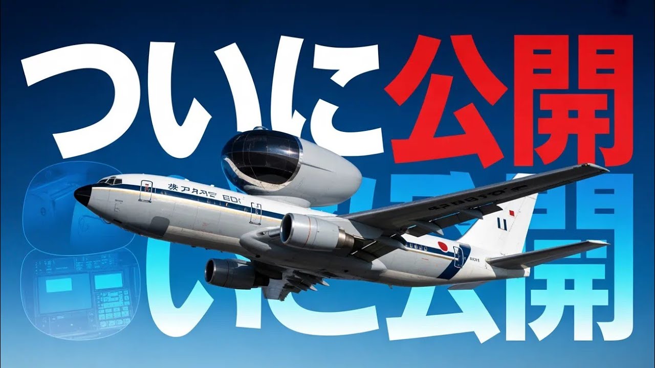 ついに公開,E-767 AWACS,日本空の監視者,航空自衛隊の目