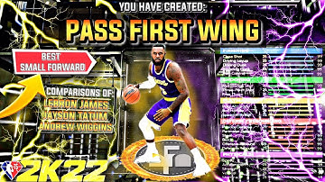 *CATFISH* PASS FIRST WING BUILD ON NBA 2K22! (99+ CLOSE SHOT, CONTACT DUNKS, & PRO DRIBBLE MOVES!)