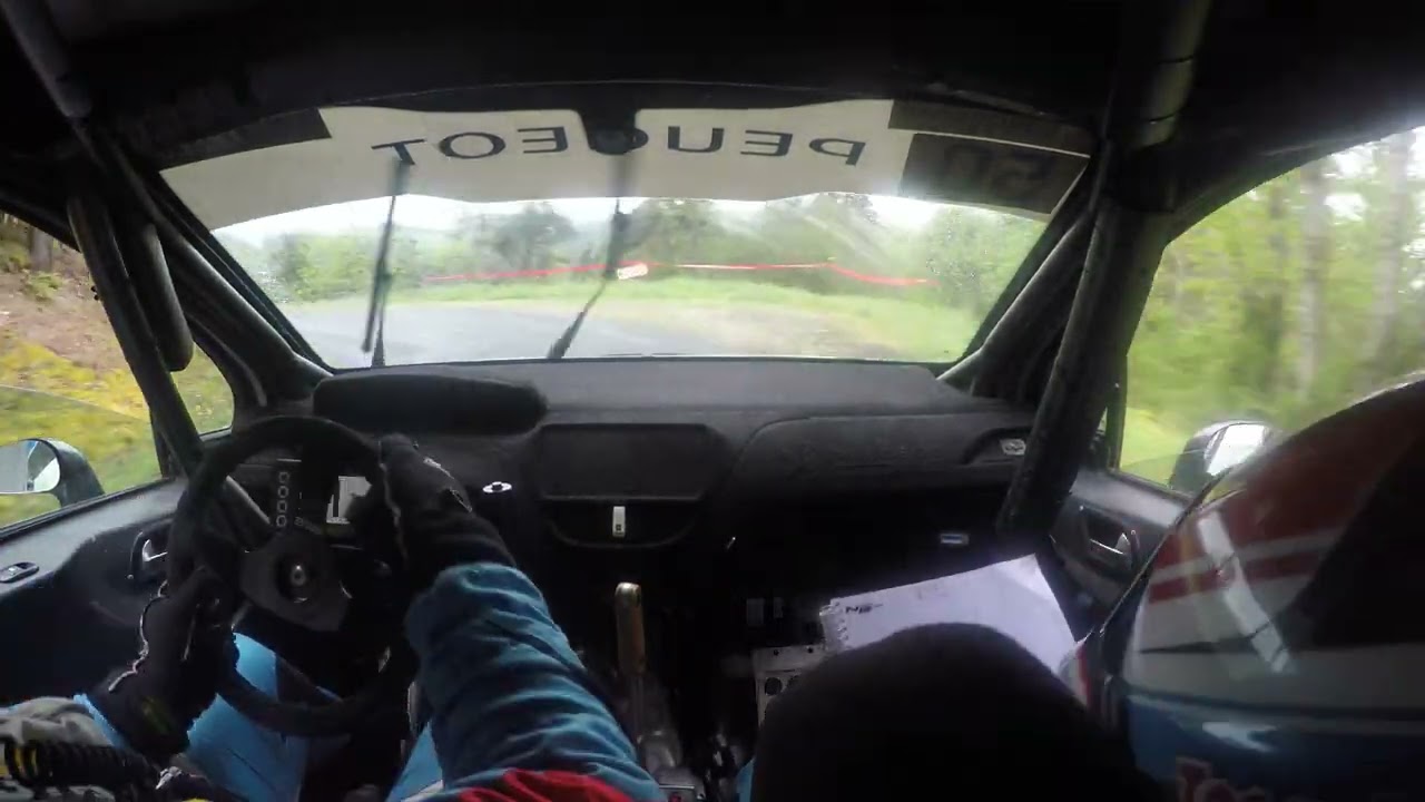 Rallye du Val d'Ance 2023 - DELORME Francis/DELORME Cyrielle - ES 8. Ancettes - Tiranges - Charrées