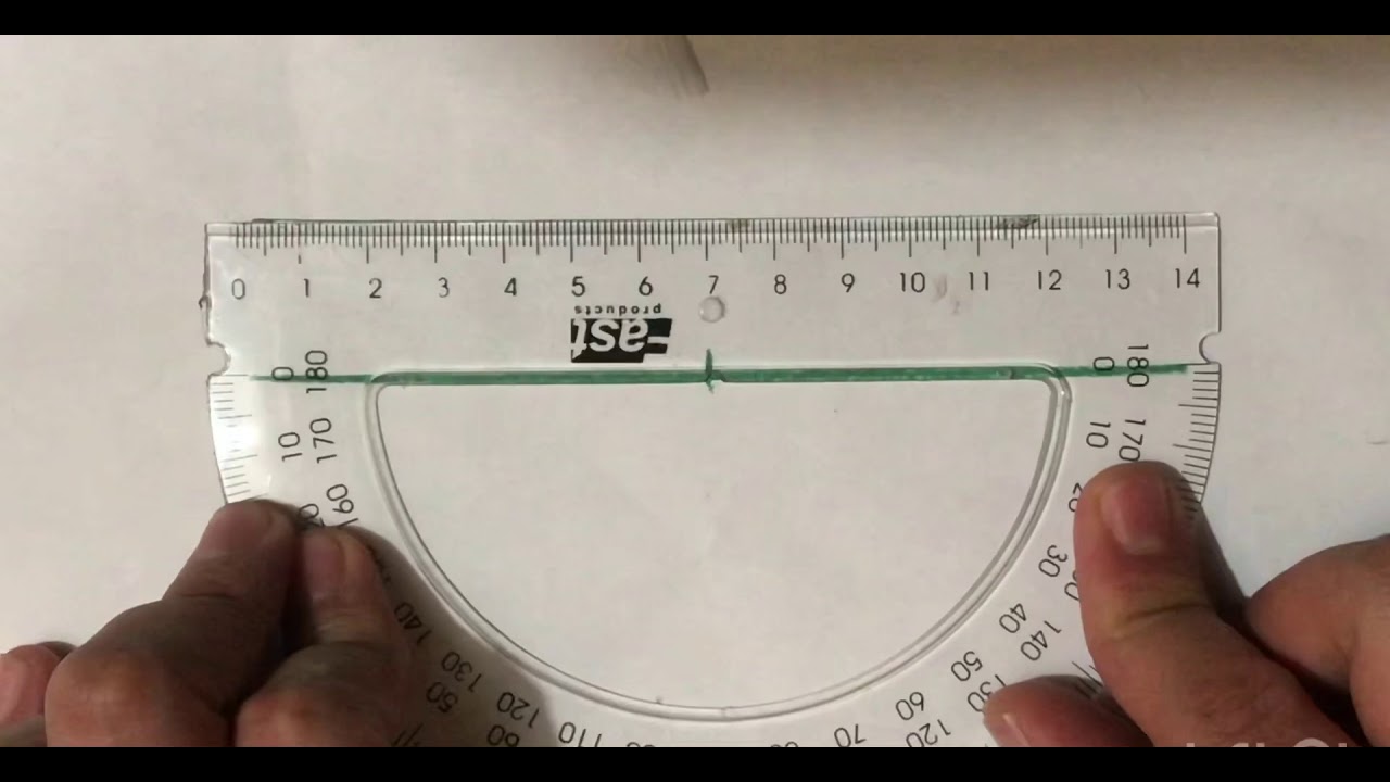 Regla Semicircular Grados (Transportador de ángulos 180º) Faibo