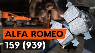Ako vymeniť predných brzdové platničky na ALFA ROMEO 159 (939) [NÁVOD AUTODOC]