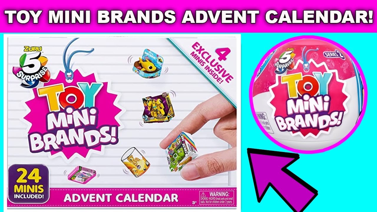 Mini Brands Limited Edition Advent Calendar with 4 Exclusive Minis