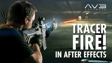 Tracer fire with Red Giant Trapcode Particular