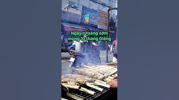 Phố cá lóc nướng ở TP.HCM đông nghẹt ngày vía Thần Tài, tiểu thương phấn khởi vì "hốt bạc" #shorts