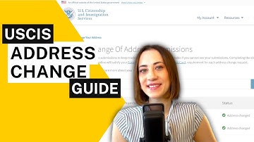 HOW TO CHANGE YOUR ADDRESS WITH USCIS online