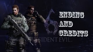 Resident Evil 6 - Chris Campaign - Ending And Credits