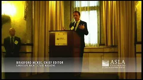 Bradford McKee Presentation at 2010 ASLA Colorado ...