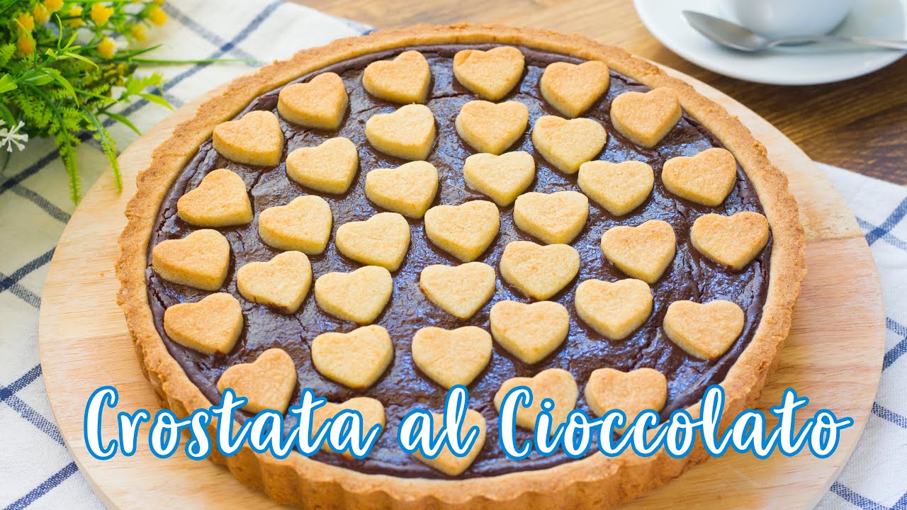 Crostata con Crema al Cioccolato - Speciale Ricetta Torta di San Valentino - 55Winston55