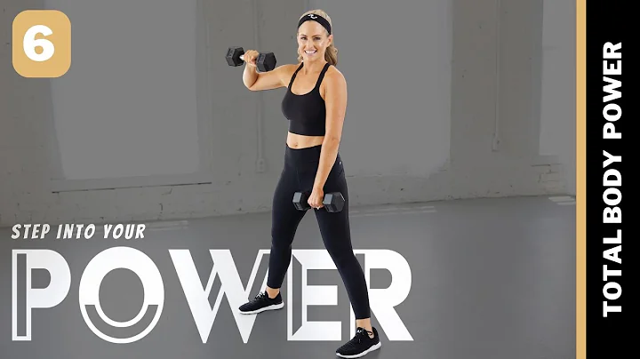 34 Minute Total Body Dumbbell Power Workout II Step Into Your Power Day #6