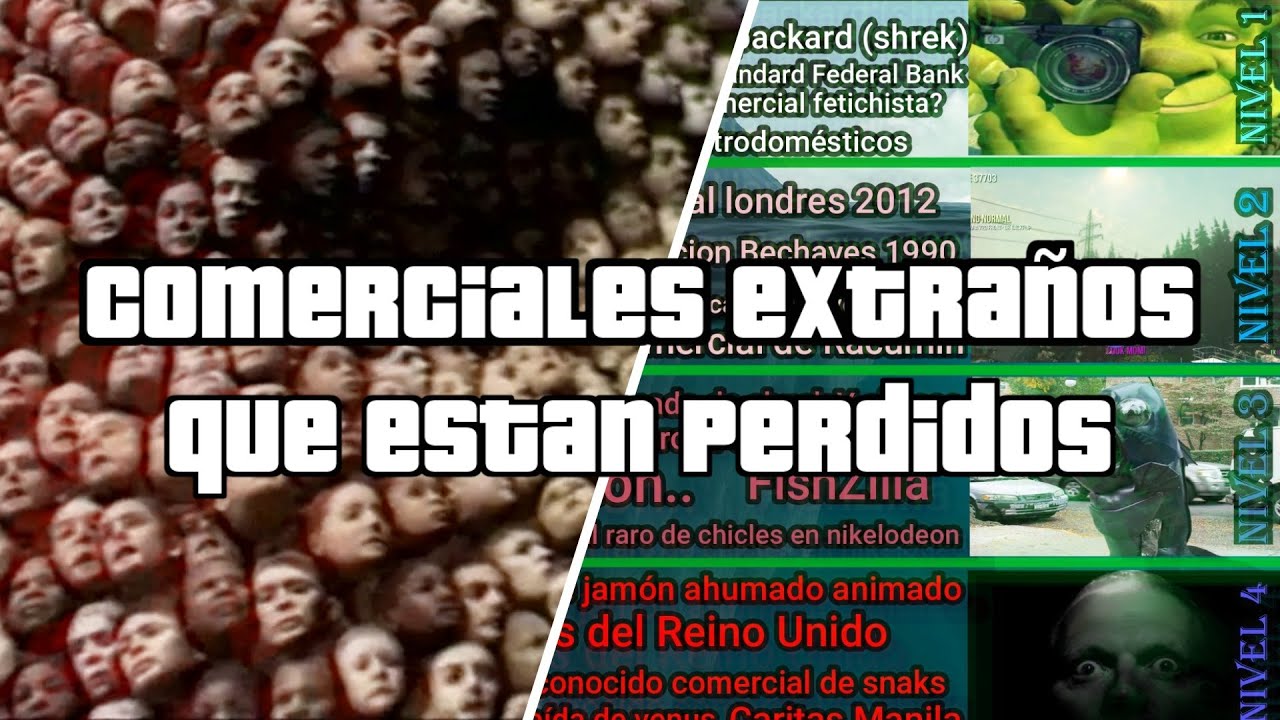 El iceberg de comerciales extraños que están perdidos