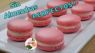 MACARONS SIN HARINA de Almendras harina NORMAL( SOLO 4 ingredientes receta  paso a paso ECONOMICA) - YouTube