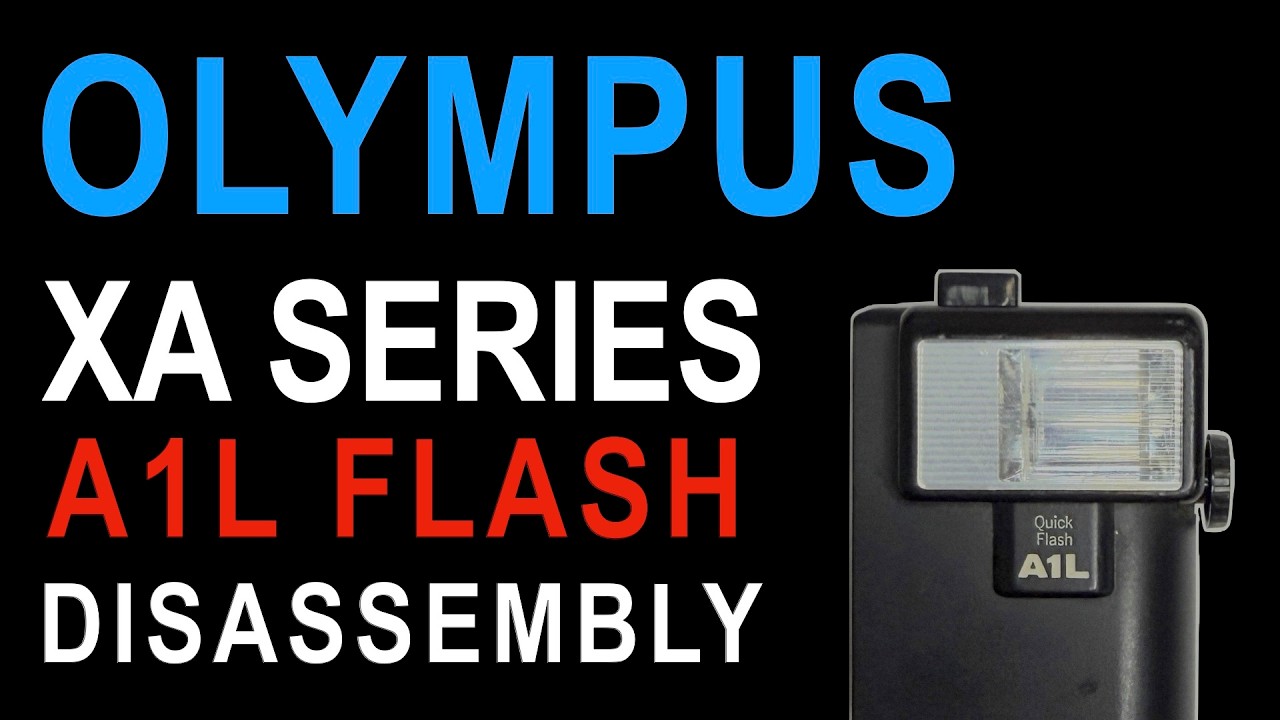Olympus XA Series - A1L Flash Disassembly - YouTube