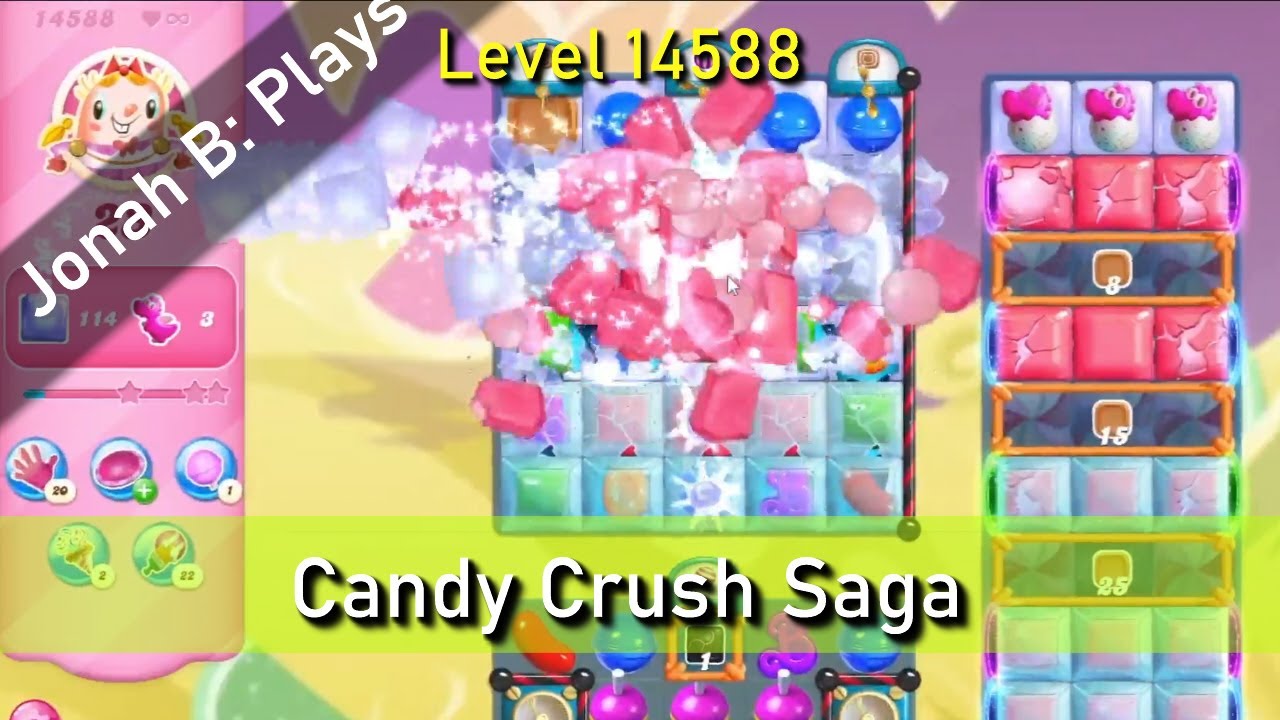 Candy Crush Saga Level 14588 - YouTube