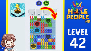 Hole People Level 42 Solution Walkthrough
