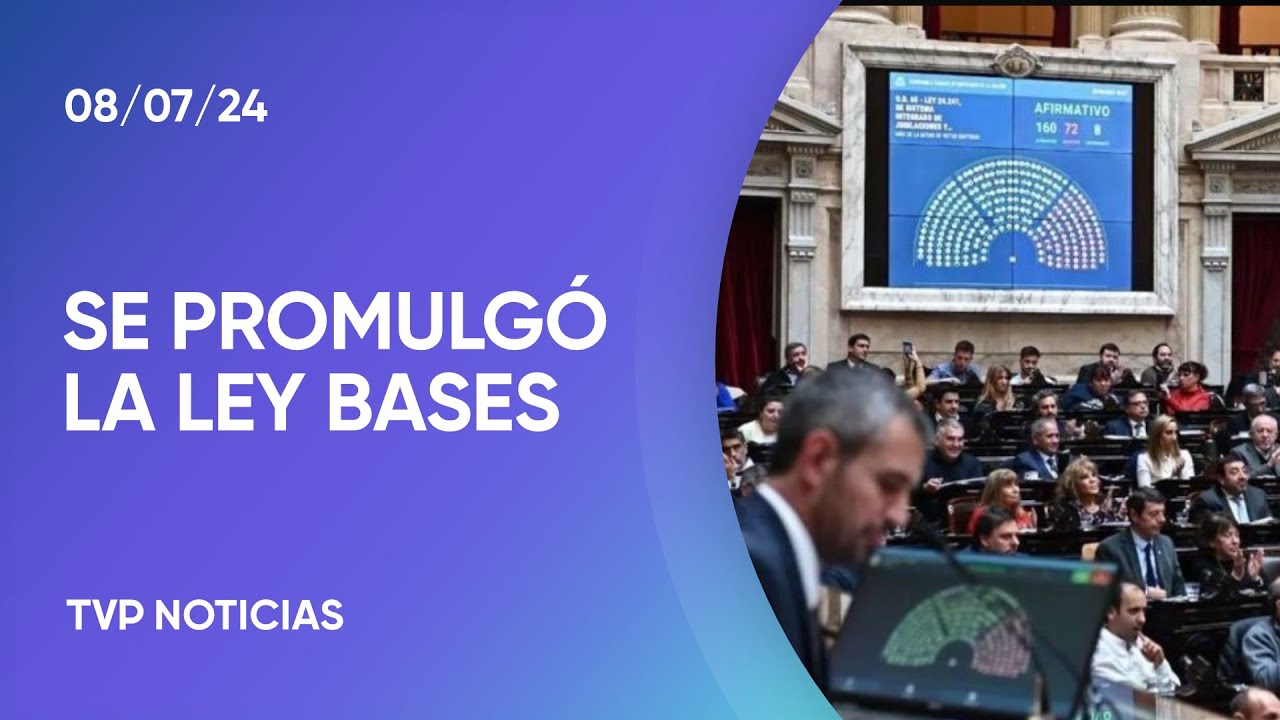 El Gobierno promulgó la ley Bases y el paquete fiscal de cara al Pacto ...