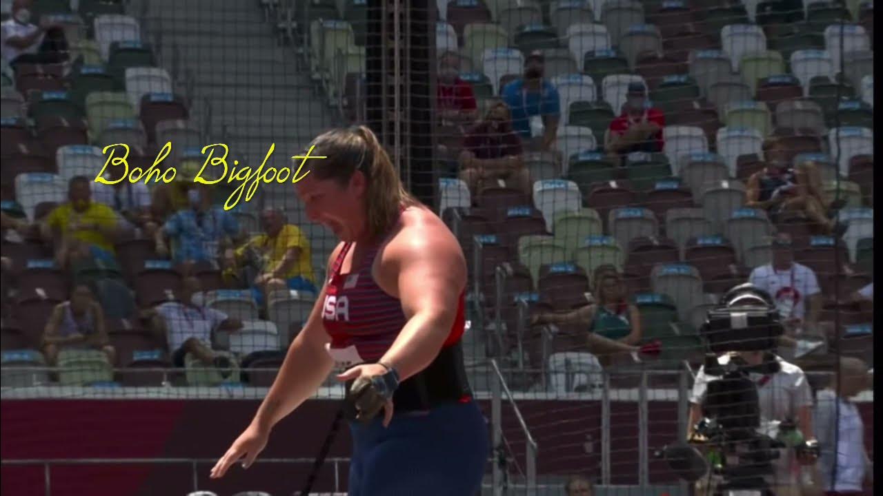 Deanna Price Hammer Throw Scream 2021 Olympics YouTube