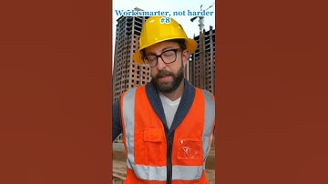Work smarter, not harder #construction #funny #satisfying