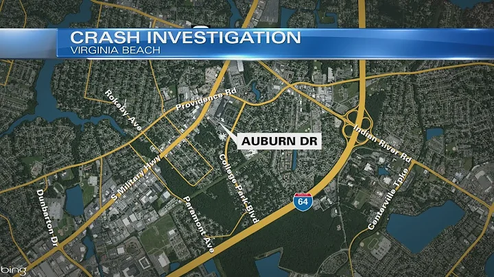 Police investigate auto-pedestrian accident on Auburn Dr. in Virginia Beach