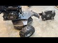 Making hybrid stump grinder