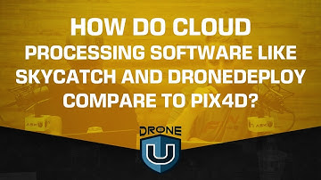 How Do Cloud Processing Software like Skycatch and DroneDeploy Compare to Pix4D?