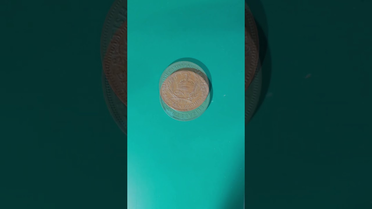 1958 Eastern Caribbean States 2 Cents 