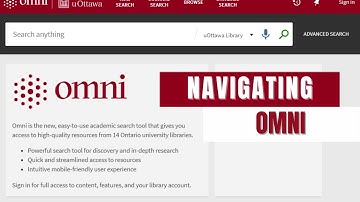 OMNI - How to do a Library Search