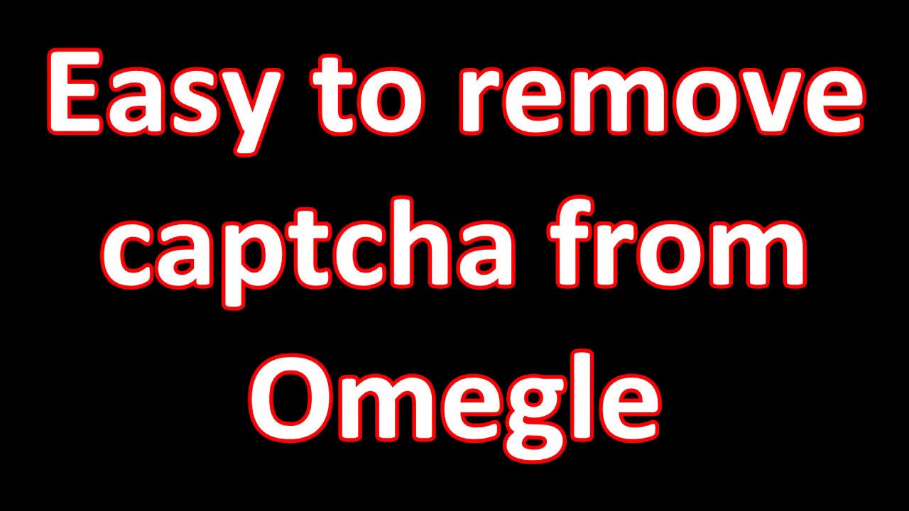 Logo remove omegle How to