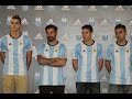 La Selección argentina presentó su nueva camiseta 