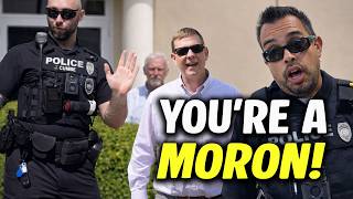 FLORIDA MAN ERUPTS DURING FIRST AMENDMENT AUDIT WITH POLICE!