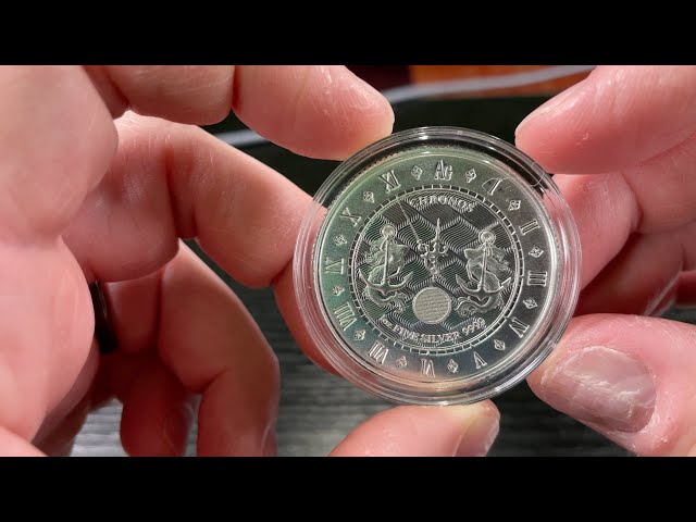 超綺麗銀貨　2020 1 OZ TOKELAU CHRONOS Follow the Chronos Series' History with the 2020 Release
