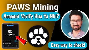 Check PAWS account verified or not? | Verify via PAWS Web | PAWS New update | @QamarZiaAli