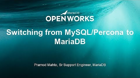 Switching from MySQL/Percona to MariaDB