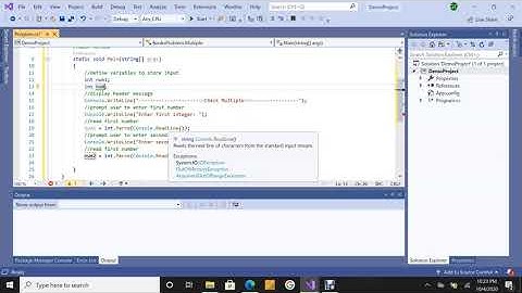 Multiples C# -Visual C# Chapter 3 Problem