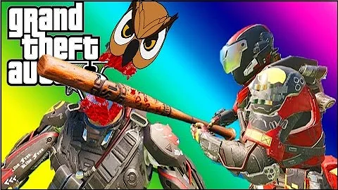 VanossGaming GTA 5 Online Funny Moments - Tank Rod...