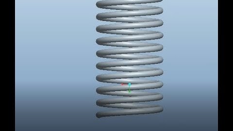 How to make spring on pro/e Wildfire 5.0