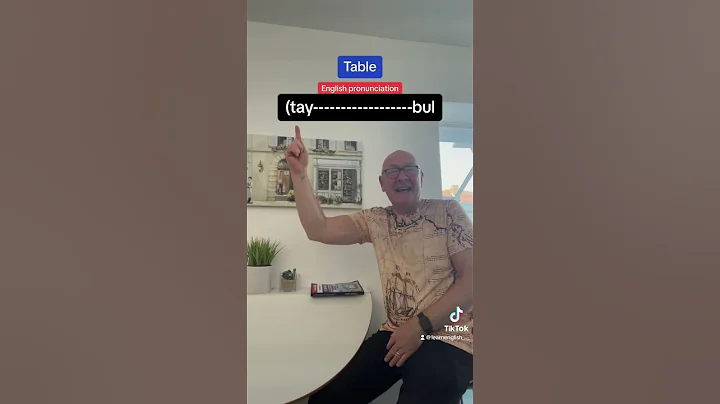 How To Pronounce TABLE in British English Language | #shorts | English Lessons