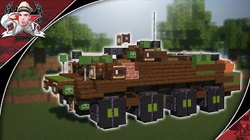 Minecraft: Modern BTR-80 | Amphibious Armored Personnel Carrier Tutorial