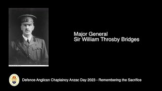 Remembering The Sacrifice: Anzac Day 2023 - Defence Anglican Chaplaincy