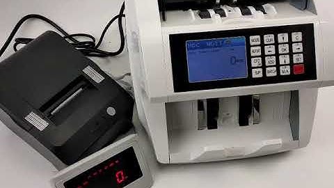 2 CIS USD/EUR/SOL Serial Number Reading&Printing Currency Counting Fake Money sorting  Bill Counter