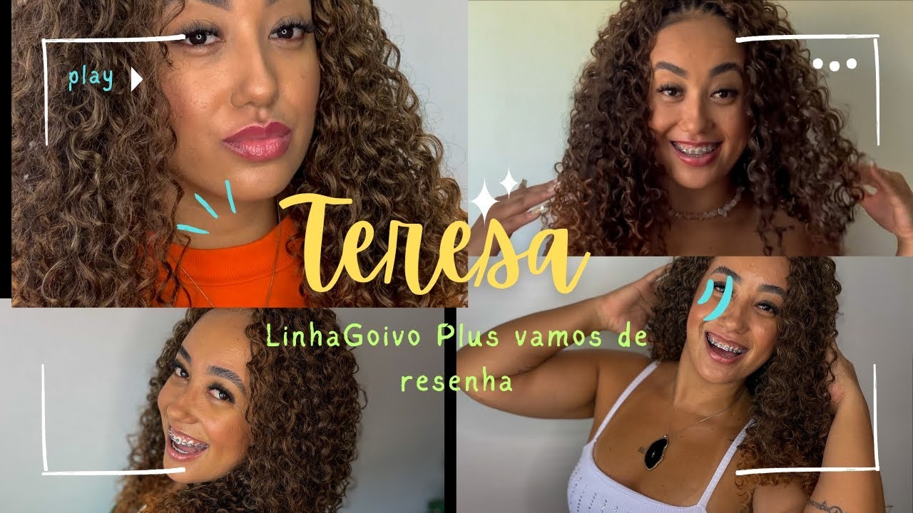 Bora de resenha do novo lançamento da Moderngirlbrasil cabelo Teresa linha Goivo plus fibra organica