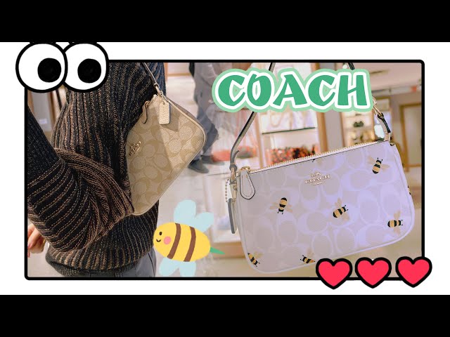 Coach Outlet Nolita 19 In Signature Canvas With Strawberry Print