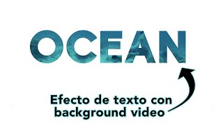 SVG Text Mask With Video Background. Guide