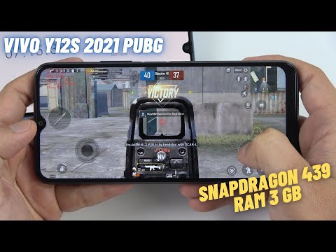 Vivo Y12s 2021 test game Pubg Mobile | Snapdragon 439, RAM 3GB