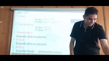 Digital Signal Processing Properties of systems