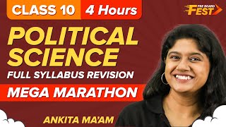 CBSE Class 10 SST Political Science Marathon (Full Syllabus Revision) | Class 10 PreBoard Exams 2023 screenshot 1