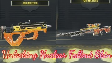 UNLOCKING PDW-57 & LOCUS NUCLEAR FALLOUT SKIN IN CODM🔥🔥